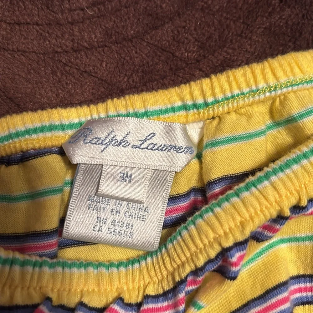 Ralph Lauren Yellow Diaper Cover+ 2 More